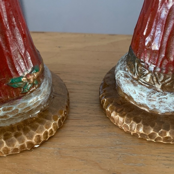 🎄🎄🎄Holiday Santa and Mrs. Claus Candle Holders - Picture 11 of 11